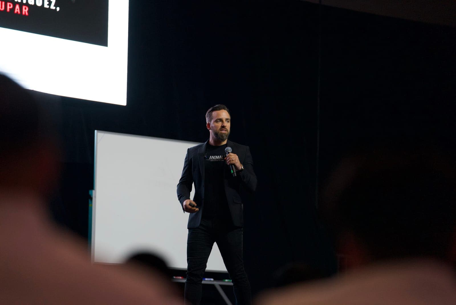 Jordan Stupar on stage